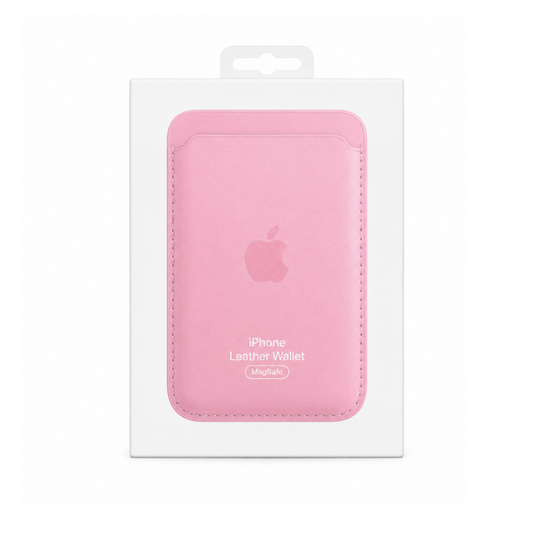Billetera Rosa Cuero Magsafe