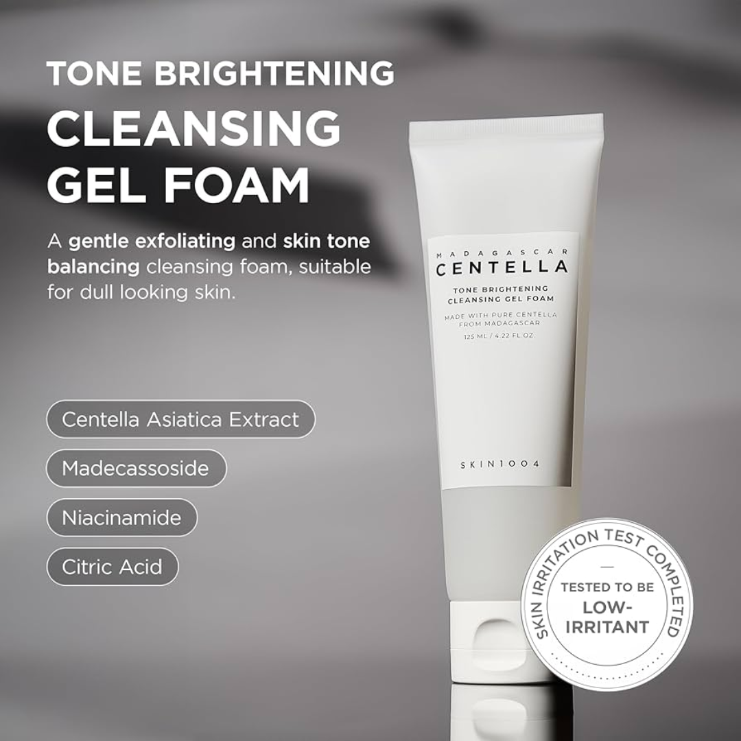 Tone Brightening Cleansing Gel Foam / 125ml
