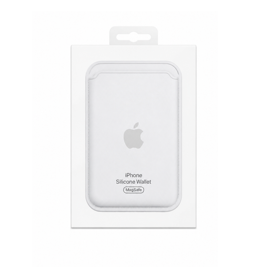 Billetera Blanca Silicon Magsafe