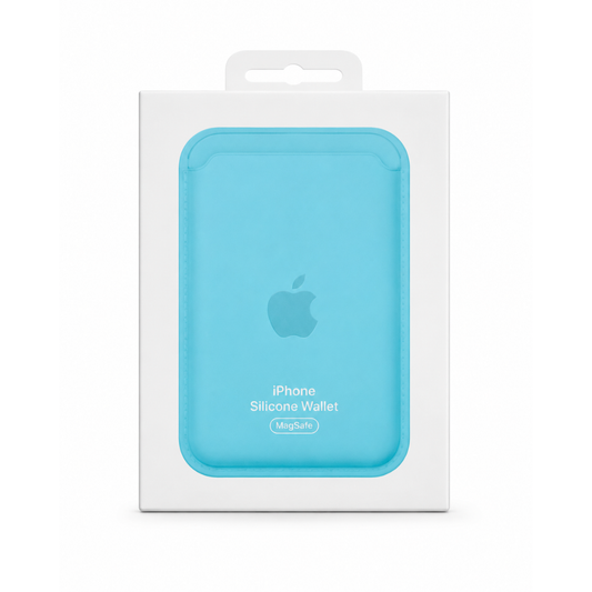 Billetera Celeste Silicon Magsafe