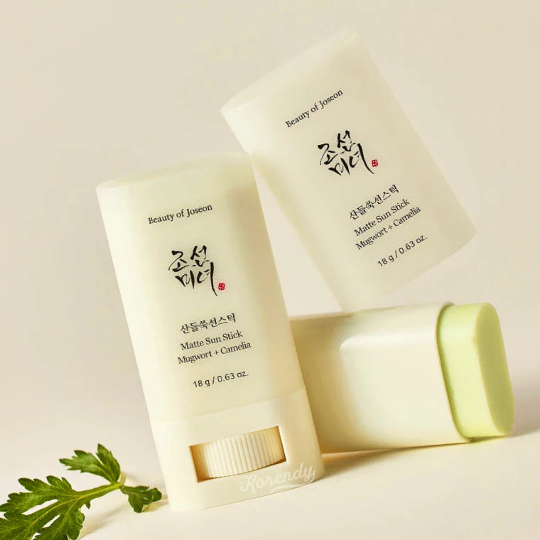 Matte sun stick: Mugwort + Camelia SPF50+ / 18g