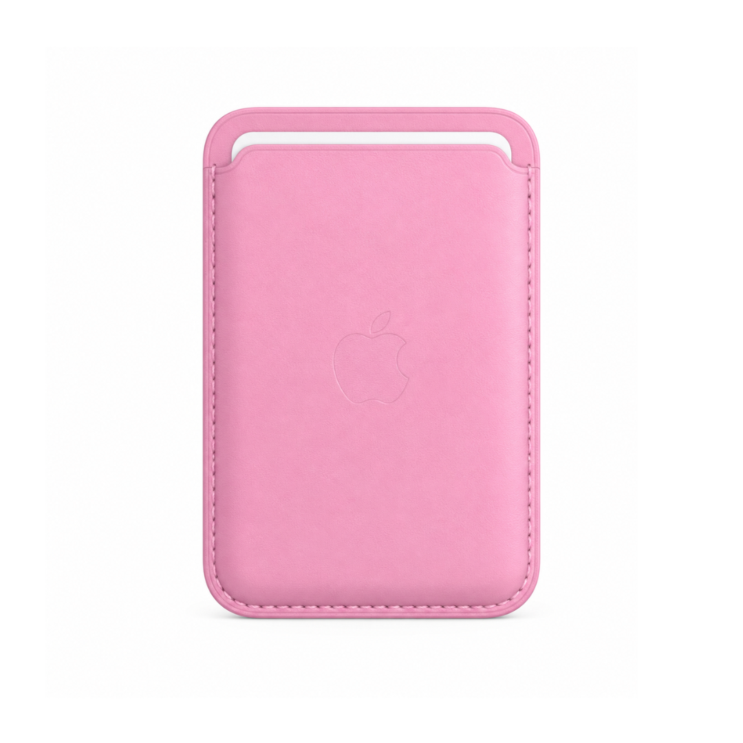 Billetera Rosa Cuero Magsafe