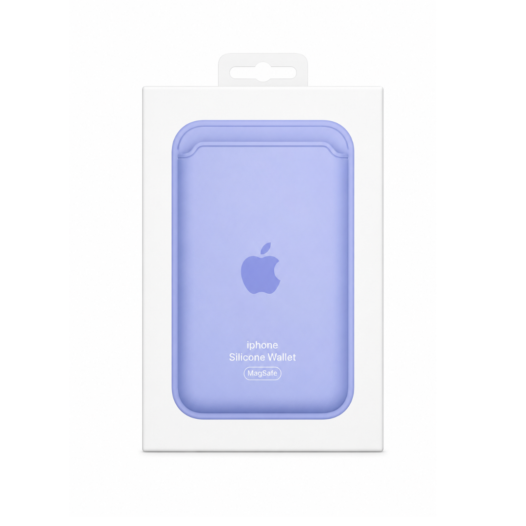Billetera Lila Silicon Magsafe