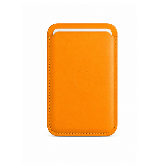 Billetera Amarillo Cuero Magsafe