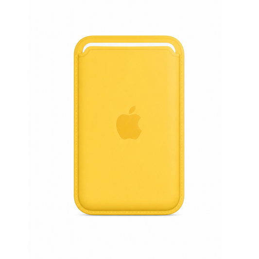 Billetera Amarilla Silicon Magsafe