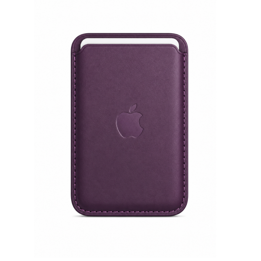 Billetera Rojo Vino Cuero Magsafe