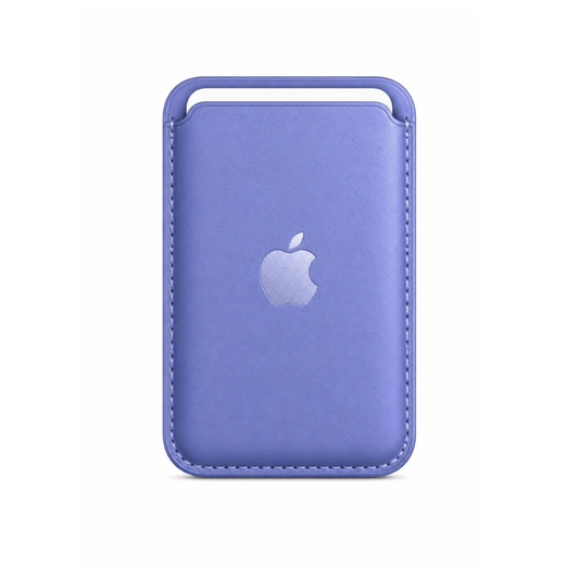 Billetera Lila Clasico Cuero Magsafe