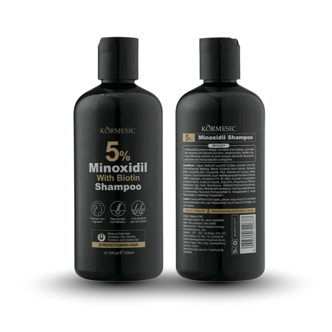 Kormesic 5% Minoxidil Shampoo 300ml - Mayoreo