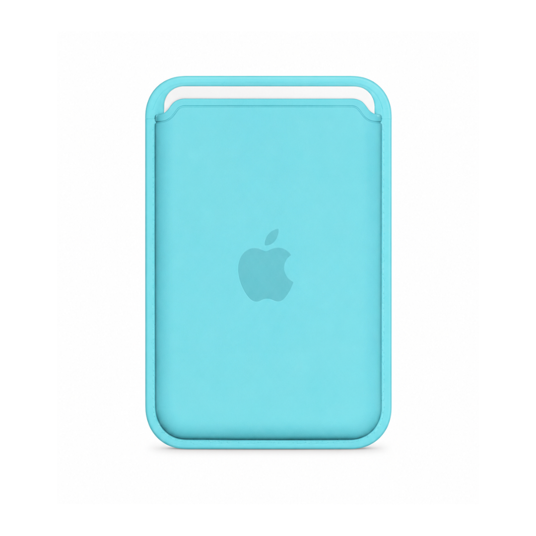 Billetera Celeste Silicon Magsafe