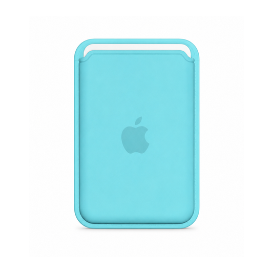 Billetera Celeste Silicon Magsafe