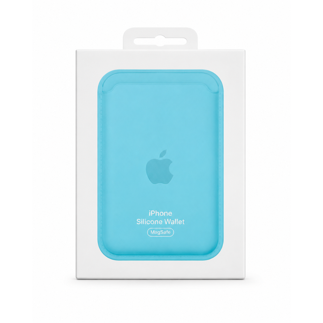 Billetera Celeste Silicon Magsafe