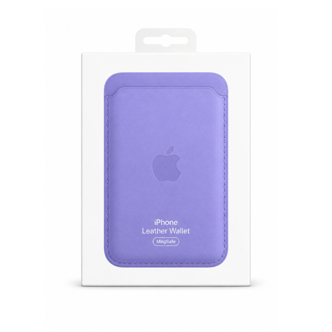 Billetera Morado Cuero Magsafe