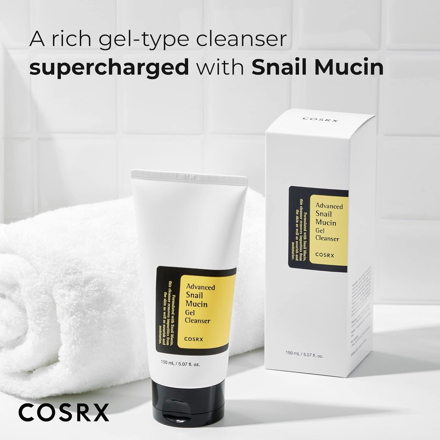 Advanced Snail Mucin Gel Cleanser / 150ml
