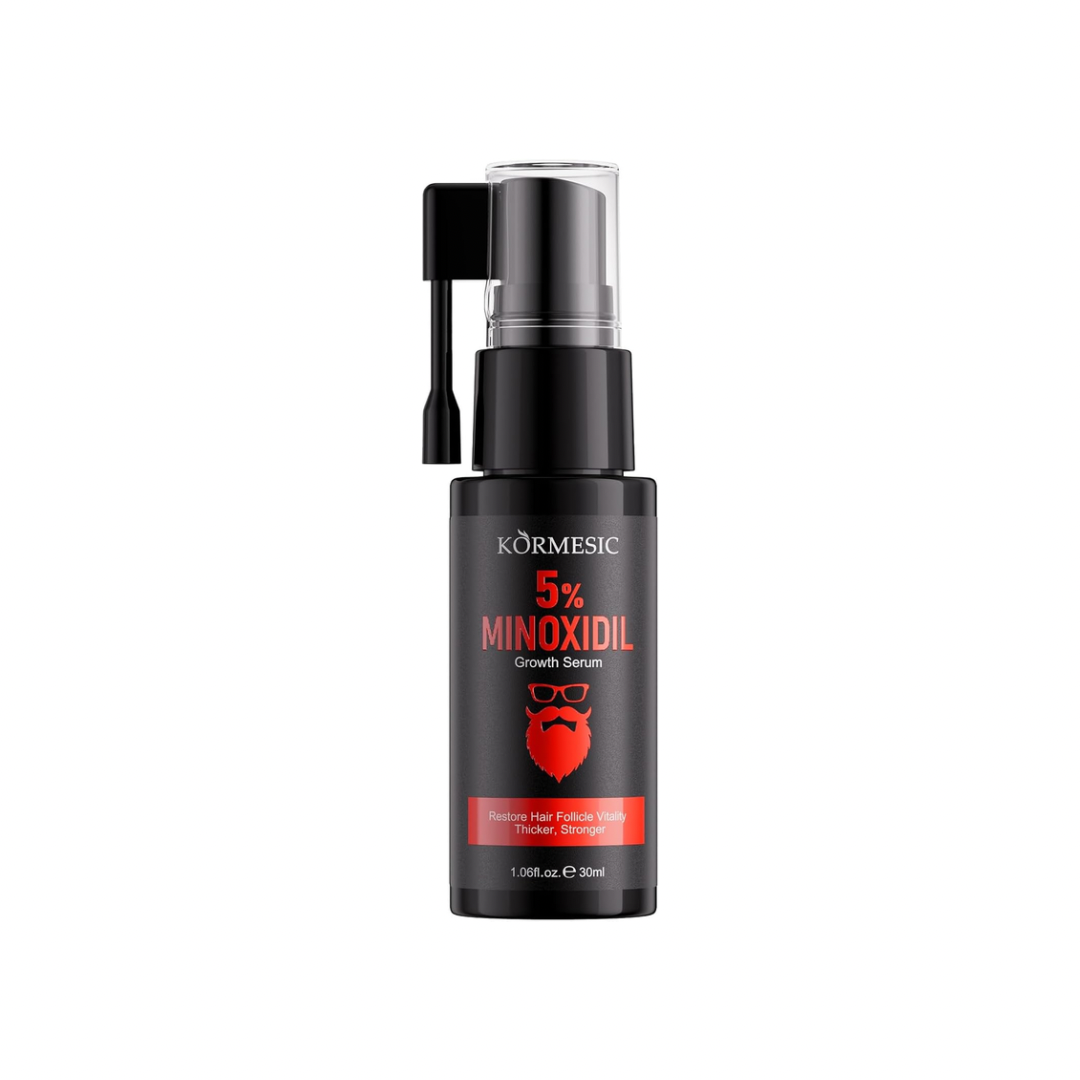 Kormesic 5% Minoxidil Growth Serum Hair & Beard - Mayoreo