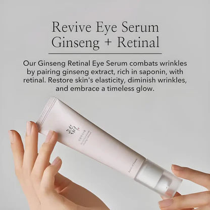 Revive Eye Serum: Ginseng+Retinol / 30ml