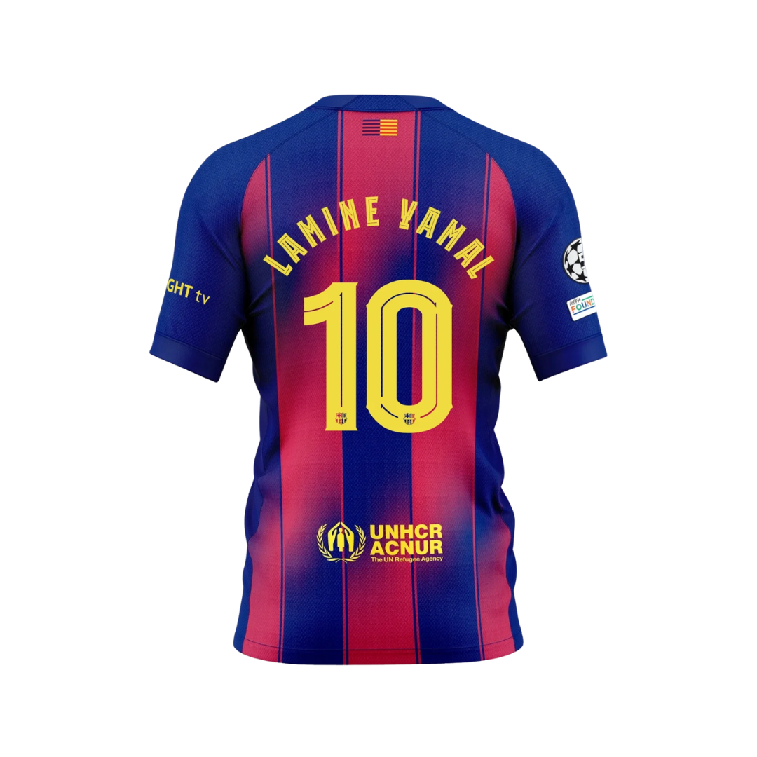FC Barcelona Lamine Yamal Pro Player Champions League Casa