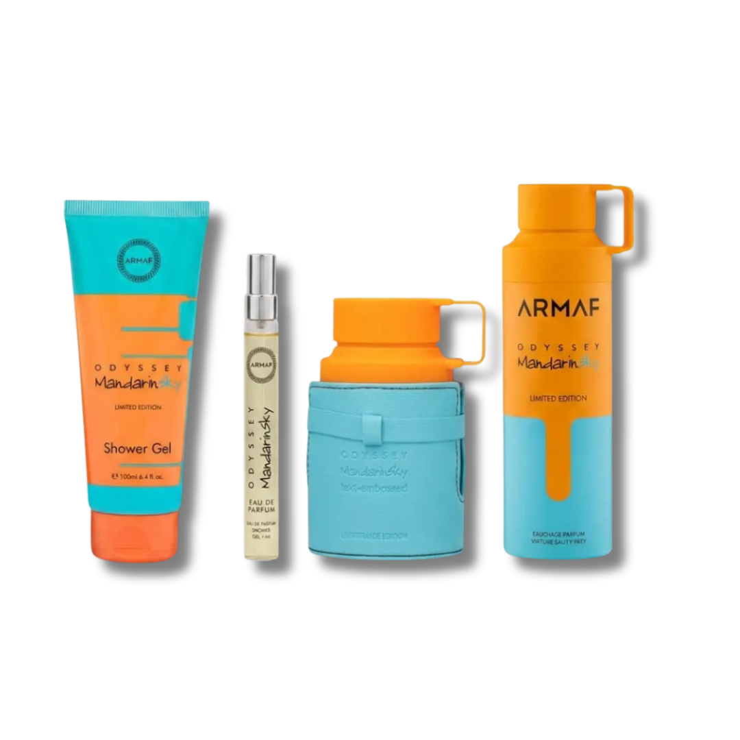 Odyssey Mandarin Sky 4 Piece Gift Set /100ml - Mayoreo